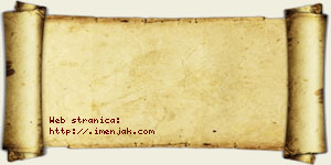 Jefimija Jevčić vizit kartica